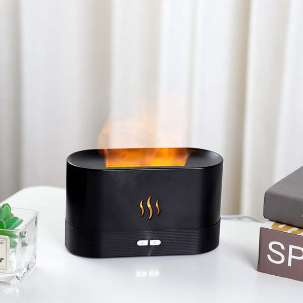 Umidificador Air Flame com Efeito Chama de Ar Ultrassônico