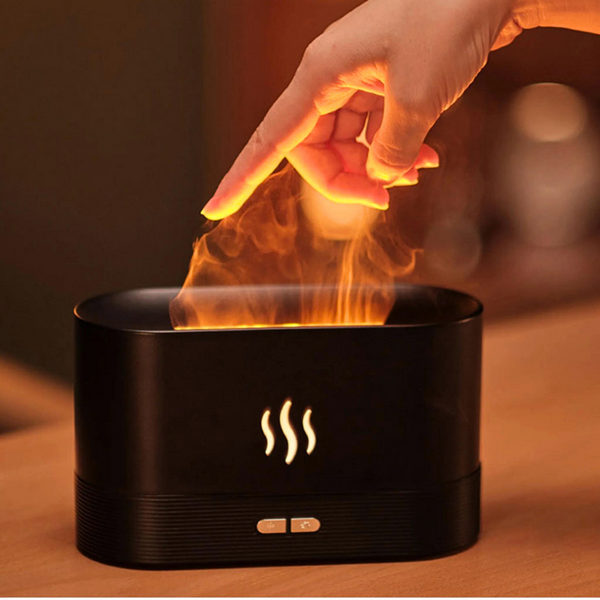 Umidificador Air Flame com Efeito Chama de Ar Ultrassônico
