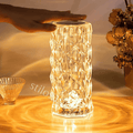Luminária de Luxo Cristal Light 16 Cores – Sensível ao Toque + Controle Remoto