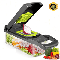 Cortador e Ralador de Legumes e Vegetais Multifuncional 16 em 1