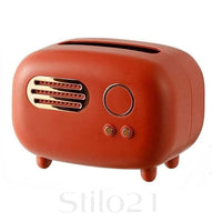 Suporte de Caixa de Lenços em Forma de Rádio Retrô