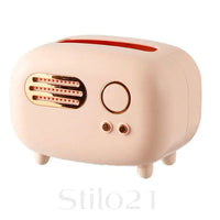 Suporte de Caixa de Lenços em Forma de Rádio Retrô