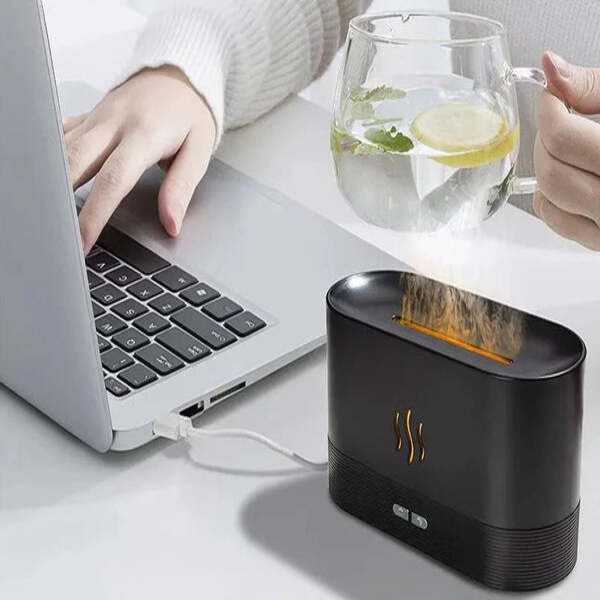 Umidificador Air Flame com Efeito Chama de Ar Ultrassônico
