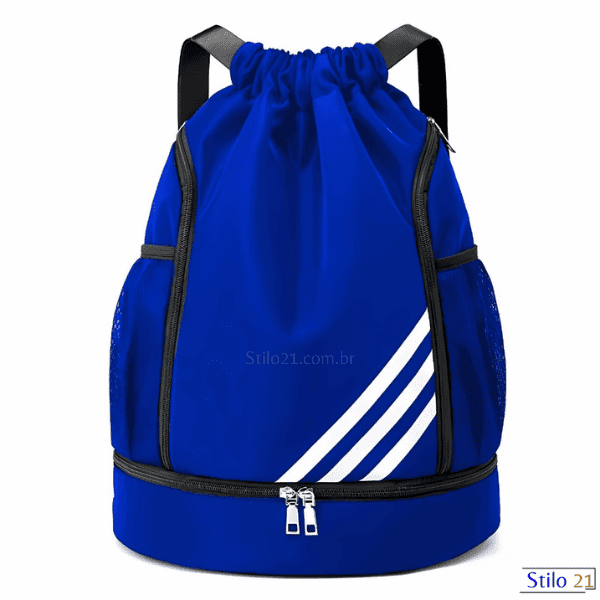 Mochila Saco Esportiva Impermeável Anti-Roubo com Cordão