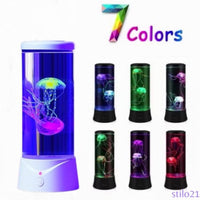 Luminária de Mesa Decorativa Água-viva Flutuantes 3D LED