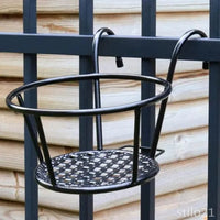 Suporte Suspenso para Vasos de Plantas – Cesto de Ferro Premium