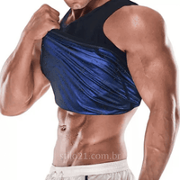 Regata Camiseta Termica Masculina Queima Gordura Calorias