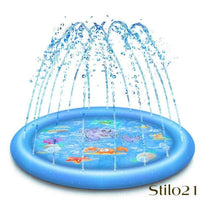 Piscina Splash Sprinkler Inflável Chafariz Criança e Pet 170cm