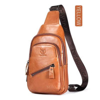 Bolsa de Ombro Masculina em Couro Genuíno  - [Frete Grátis]