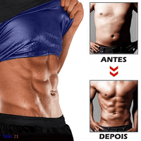 Regata Camiseta Termica Masculina Queima Gordura Calorias