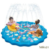 Piscina Splash Sprinkler Inflável Chafariz Criança e Pet 170cm