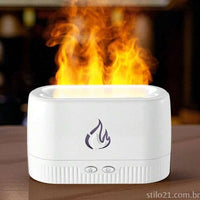 Umidificador Ar Flame Difusor Aromatizador Óleos Essenciais