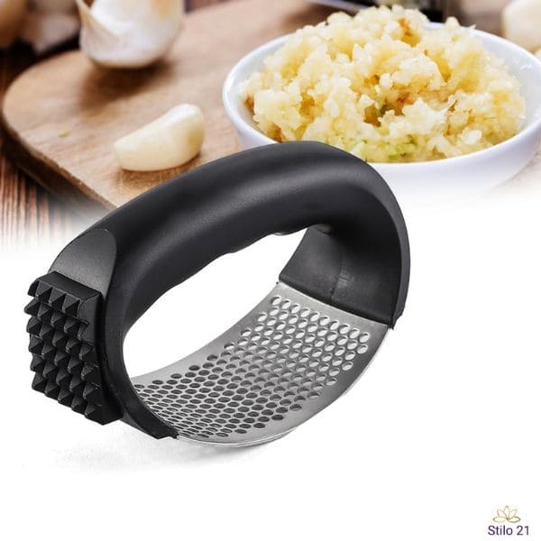 Espremedor Triturador Amassador De Alho Manual Aço Inox  – Frete Grátis