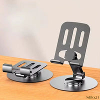 Suporte de Mesa Em Alumínio Base Rotatória Ajustável 360º Para Celular Tablet  |Frete Grátis