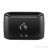 Umidificador Ar Flame Difusor Aromatizador Óleos Essenciais