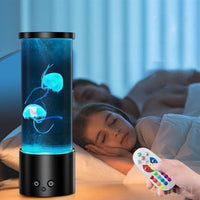 Luminária de Mesa Decorativa Água-viva Flutuantes 3D LED