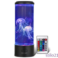 Luminária de Mesa Decorativa Água-viva Flutuantes 3D LED