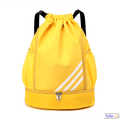 Mochila Saco Esportiva Impermeável Anti-Roubo com Cordão