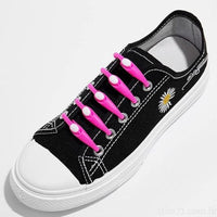 Cadarços Silicone Coloridos Adulto Infantil Sem Nós -[COMPRE 1 E LEVE 2]