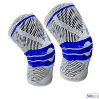 Joelheira 3D Articulada De Compressão Estabilizador Lateral |ALYVIO