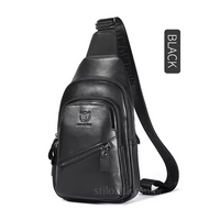 Bolsa de Ombro Masculina em Couro Genuíno  - [Frete Grátis]