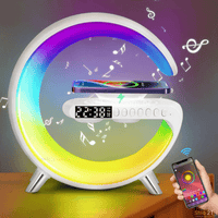 G-Speaker Smart Station Luminária, Alto Falante e Carregador Sem Fio - 4 em 1