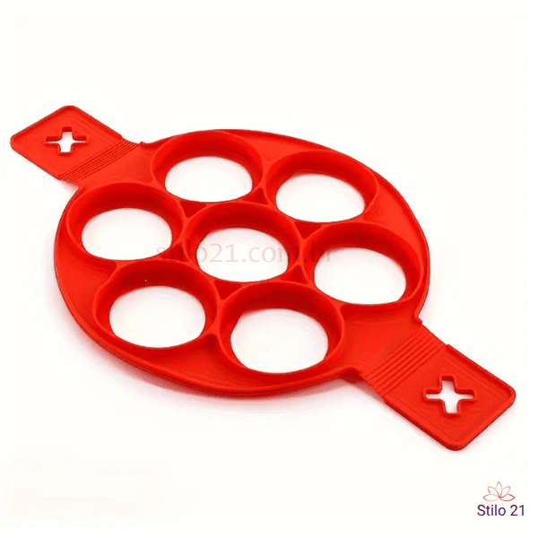 Molde Silicone Flip'n'Cook Antiaderente para Ovos Panquecas  e Omeletes