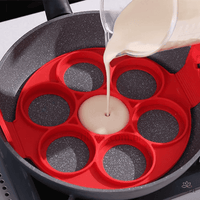 Molde Silicone Flip'n'Cook Antiaderente para Ovos Panquecas  e Omeletes
