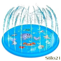 Piscina Splash Sprinkler Inflável Chafariz Criança e Pet 170cm