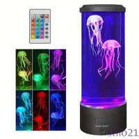 Luminária de Mesa Decorativa Água-viva Flutuantes 3D LED