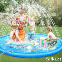 Piscina Splash Sprinkler Inflável Chafariz Criança e Pet 170cm