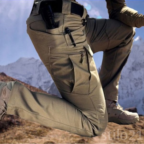 Calça Tática Militar Masculina Resistente e Impermeável