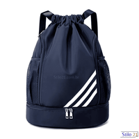 Mochila Bolsa Saco com Cordão Esportiva Impermeável