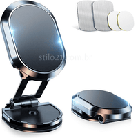 Suporte Magnético Dobrável De Celular para Carro rotação de 360°
