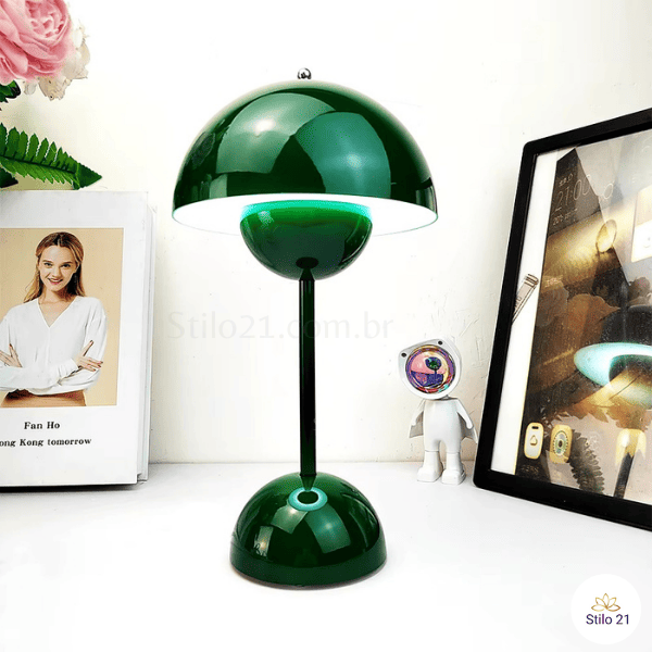 Luminária Led de Mesa LED USB Touch Cogumelo