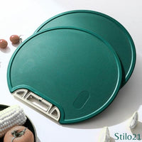 Tábua Para Corte de Alimentos Antibacteriana Verde  - Compre 1 Leve 2