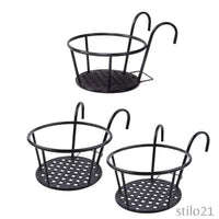 Suporte Suspenso para Vasos de Plantas – Cesto de Ferro Premium