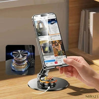 Suporte de Mesa Em Alumínio Base Rotatória Ajustável 360º Para Celular Tablet  |Frete Grátis