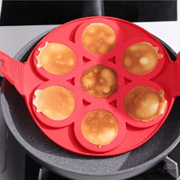 Molde Silicone Flip'n'Cook Antiaderente para Ovos Panquecas  e Omeletes