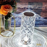 Luminária de Luxo Cristal Light 16 Cores – Sensível ao Toque + Controle Remoto