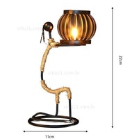 Castiçal Escultura Africana Vintage Em Forma De Menina Para Decoração