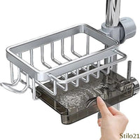 Suporte Organizador Prateleira Ajustável de Torneira Para Cozinha- Frete Grátis