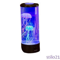 Luminária de Mesa Decorativa Água-viva Flutuantes 3D LED