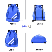 Mochila Bolsa Saco com Cordão Esportiva Impermeável