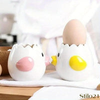 Separador de Gema de Ovo em Cerâmica Forma de Pintinho - Frete Grátis