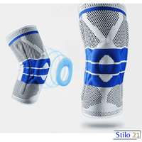Joelheira 3D Articulada De Compressão Estabilizador Lateral |ALYVIO