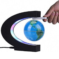 Globo de Levitação Magnética Flutuante Led Mapa do Mundo