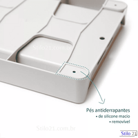 Tábua De Corte Em Bambu Com Bandeja