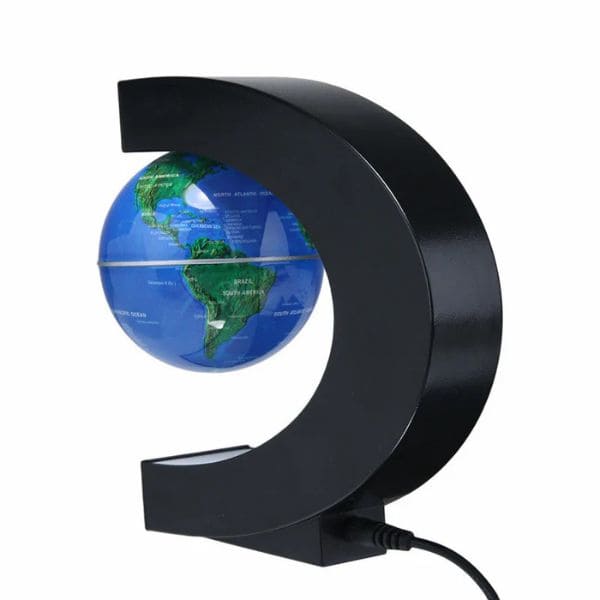 Globo de Levitação Magnética Flutuante Led Mapa do Mundo