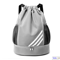 Mochila Bolsa Saco com Cordão Esportiva Impermeável